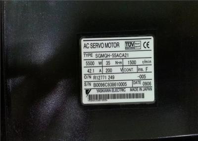 China SGMGH-55ACA21 Yaskawa 5500w No Brake Oil Seal AC Servo Motor for sale