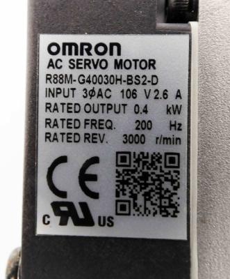 China R88M-G40030H-BS2-D OMRON Three phase input drip-proof AC servo motor for sale