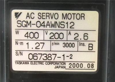 China SGM-04AWNS12 Yaskawa Control Servo Motor With 17bit Absolute Encoder for sale