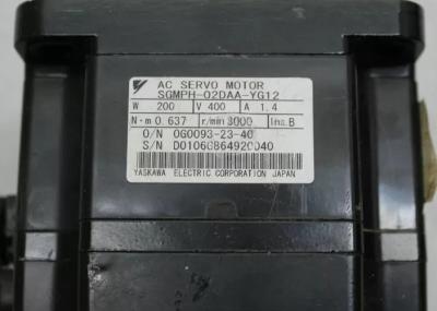 China SGMPH-02DAA-YG12 Yaskawa 200w Power Low Noise Servo Motor Module for sale