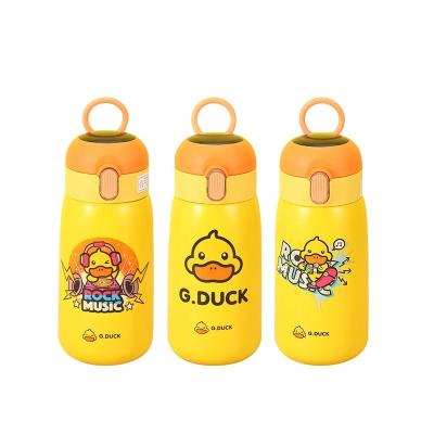 China TY Business Hot Sales Cute Duck Kids Stainless Steel Thermos Mug Travel Water Bottle for sale