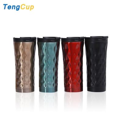 China TY Stainless Steel PORTABLE Tumbler 20oz Lean Stainless Steel Sippy Coffee Mugs Cups With Lid Stainless Steel Gold Cups for sale