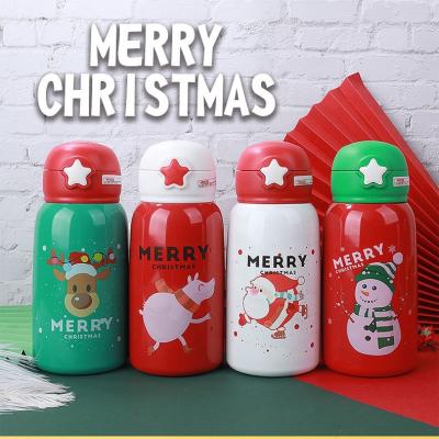 China Business Christmas Gift Insulated Drink Water Bottles 316 Stainless Steel With Custom Logo Water Bottle With Straw for sale