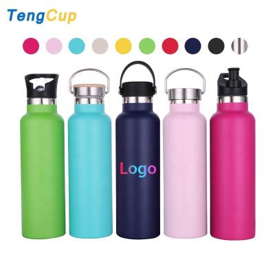 China Business TY 2021 in 350/500/750/1000ml 304 stainless steel stock wide mouth insulated custom logo outdoor water sport water bottle for sale