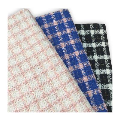 China Anti-odor quadrille plaid woven tartan design check pattern fabric for woman fabrics for sale