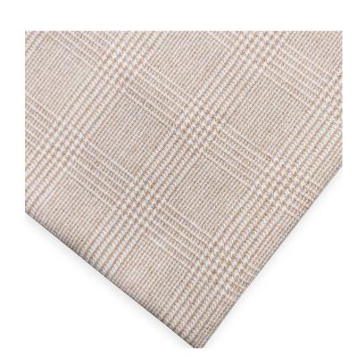 China Wrinkle Resistant Premium Plaid Classic Pattern Lambs Wool Knitted Woolen Fabric for sale