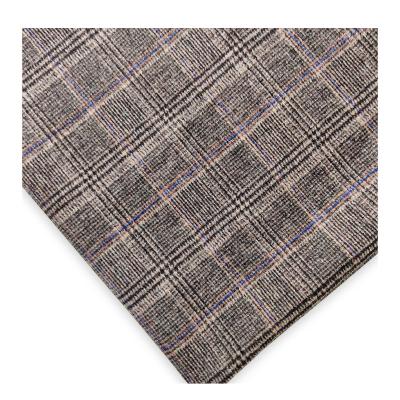 China Wrinkle Resistant Plain Color Woven Polyester Wool Suiting Cloth Suit Wool Fabric for sale