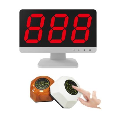 China 4 Digital Number Display Jiantao JT-362 Radio Calling System Restaurant Older Long Range Coaster Pager Vibrating Pagers For Hookah Cafe for sale