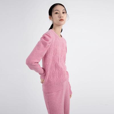 China Custom AOPU Brand Rose Brand Women's Clothing Sweater Knitwear High End Anti-Shrink Women's Sweaters for sale