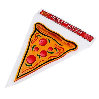 China Easy Carry Pizza Saver Bag Resealable Plastic Bags Food Grade Transparent Packaging Bags for sale