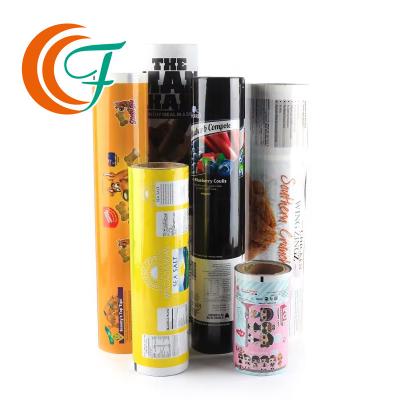 China Machine Packing Fiexible Packaging Films Roll Aluminum Laminated Food Packaging Film for sale