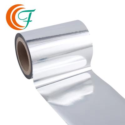 China Custom Logo Aluminum Foil Film Packaging Food Grade Metallized Packing Plastic Roll for sale