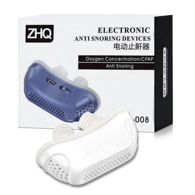 China Anti Snore Snoring Device ZHQ-008 Fall Device Professional Anti Snore Sleepy Stuffy Nose Sleeping Machine Anti Snore for sale