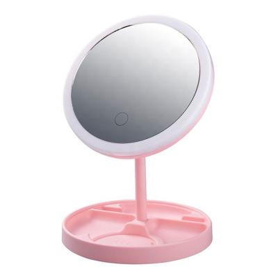 China Lighted Daily Use Items Led Light Illuminated Adjustable Bathroom Mirror M-001 for sale