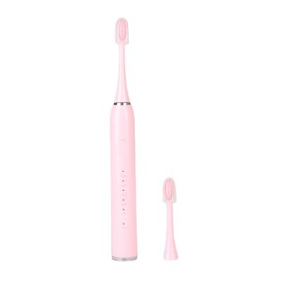 China Battery Operated Comfortable Smart LED Light Electric Ultrasonic Toothbrush House Portable Use SY081 for sale