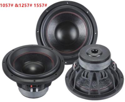 China subwoofer del alto rendimiento del audio para el automóvil subwoofer CB-1257 del coche de 12 pulgadas en venta