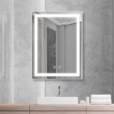 China Hotel Decoration Light LED Illumination LED Bathroom Mirror Wall Mounted Mirror for sale