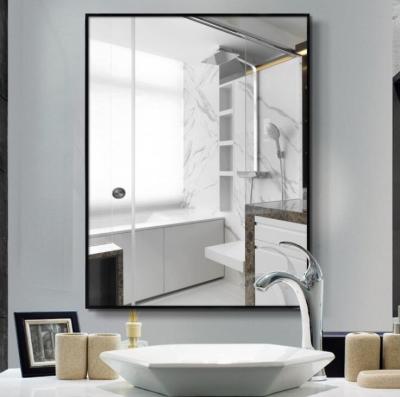 China 2022 Family Bathroom Vanity Mirror Frame Popular Hotel Popular Classic Backlit Luxury Large Wall Mirror for sale