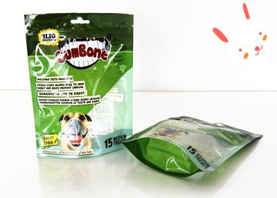 China Eco Friendly Vivd Printing Stand Up Pet Plastic Packaging With Zipper for sale