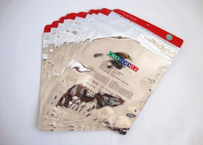 China Ziplock T Shirt Plastic Packaging Bags For Garment / Aluminium Foil Pouches for sale