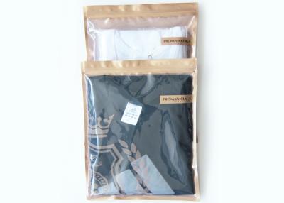 China Attractive Ziplock Clothes Bags , Customized Printed Zip Lock Plastic Bags for sale