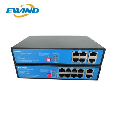 China Smart 4port poe switch 10/100M 250M cctv poe switch for Security System And IP Camera for sale