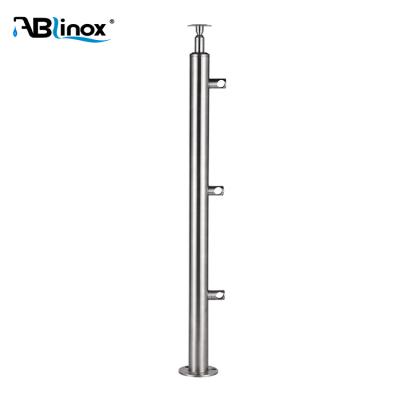 China Modern Stainless Steel Handrail Railing Post Staircase for sale