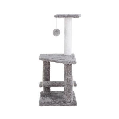 China Small Scratching Post Stocked Cat Tree Custom Tree Cat Scratcher for sale