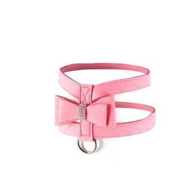 China Durable Super Fiber Comfortable Fabric For Small Dog Outdoor Anti Choke Belt Chest Strap Dog Harness for sale