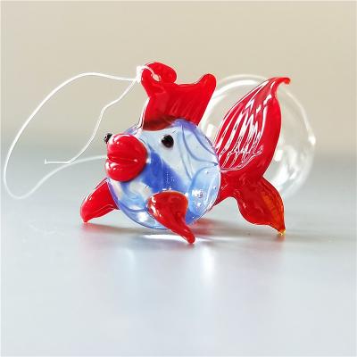 China Europe colorful handmade murano bubble glass fishes as aquarium decoration for sale