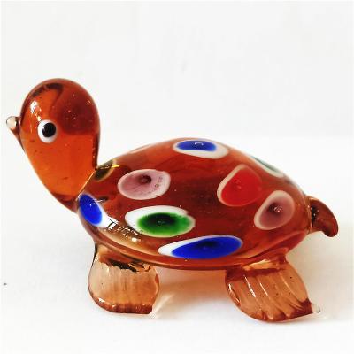 China Colorful handmade murano glass sea turtle from USA Europe for sale