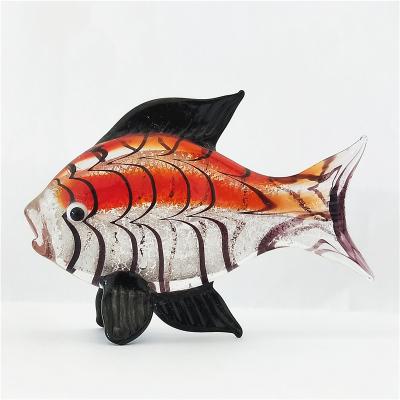 China Cute colorful handmade murano glass fish from USA Europe for sale