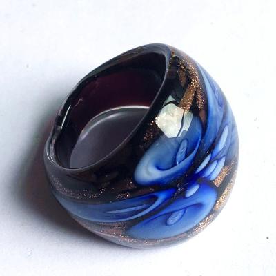 China BOHEMIA colorful Bohemian jewelrymurano glass ring as a gift for sale