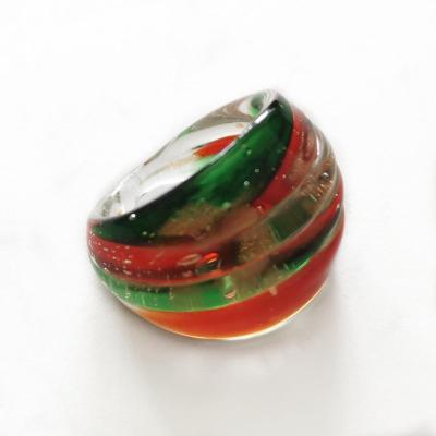 China BOHEMIA colorful Bohemian jewelrymurano glass ring as a gift for sale