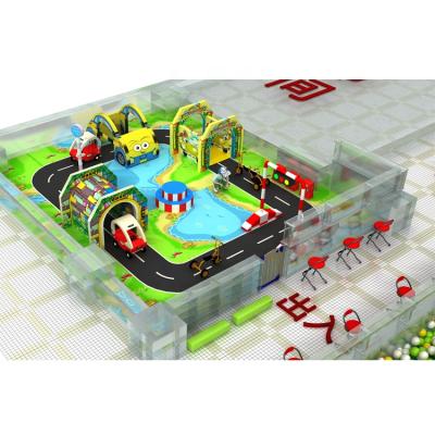 China Soft Funny Play House Mini Town Traffic Playground City With Kids Cars for sale