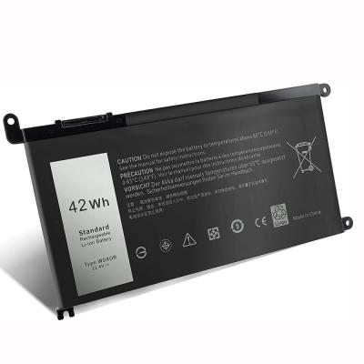 China 11.4V 42Wh WDX0R LAPTOP Laptop Battery For Inspiron 5567 5568 5570 Full Capacity 3680mAh Li-polymer Battery for sale