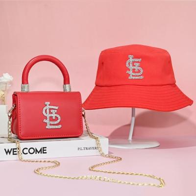 China 2021 Classic Purse And Hat Sets High Quality Designer Handbags Designer Brand Bags STL Sets for sale