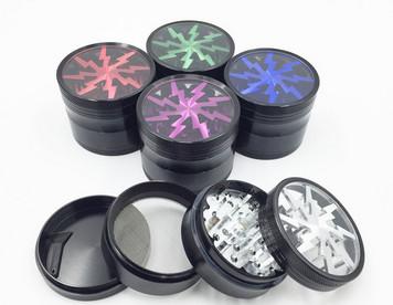 China Newest!!!4 Layer Aluminium Alloy smoking grinder herb grinder weed grinder smoking grinder for sale