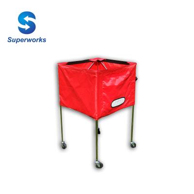 China 2017 Outdoor Activity Outdoor Sports Steel Frame Ball Cart Volleyball Carrier Tennis Ball Cart for sale