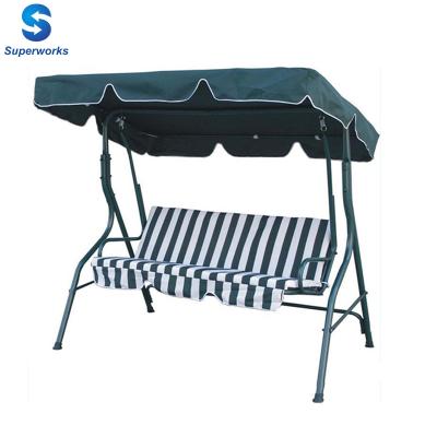 China Swing Chair 3 Seat Garden Swing Chair Outdoor Furniture for sale