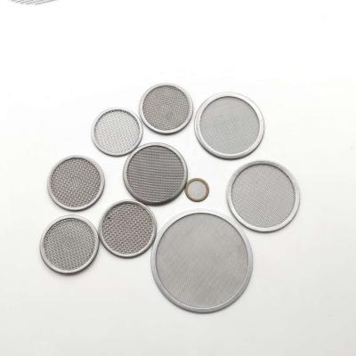 China Corrosion Resistance Factory Supply Customized Stainless Steel Wire Mesh Disc Filters for sale