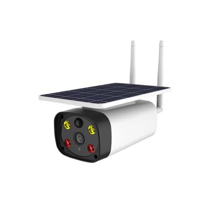 China Human Motion Tracking Outdoor 4G 1080p WiFi CAMERA IP Wireless Security Solar Control CCTV Camera for sale