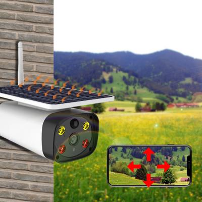 China Human Motion Tracking Hot Selling 3MP Solar Battery Powered CCTV Bullet Camera IP Outdoor Wireless Solar Power Consumption 4G WIFI Low Camera for sale