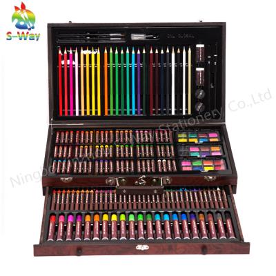 China School Art Set For Children Art 101 Piece 142-140-191 Wooden Box Art Set For Children for sale