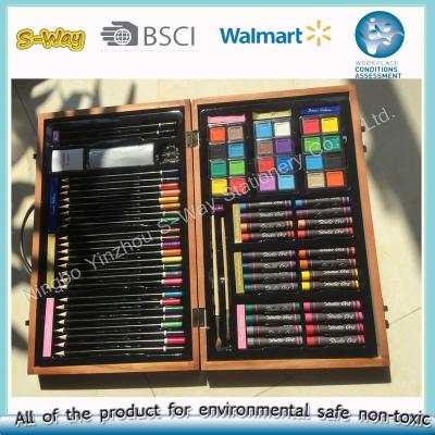 China School Art Set For Kids Art Supplies Wood Art Sets , Kids Coloring Piece 80-140 Set for sale