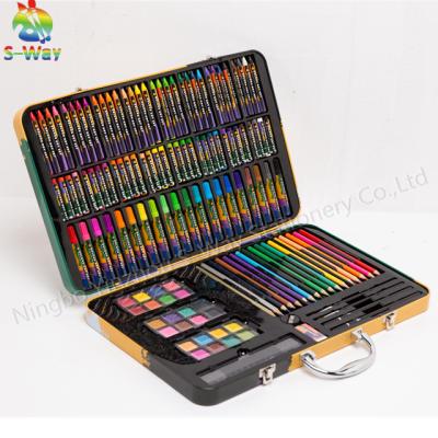 China School Art Set for Kids Stationery Gifts 136piece Educate Children Drawing Art Stationery Painting Set for sale