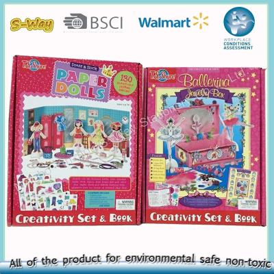 China Trendy Activity Art Stationery Set and Sticker Glitter Kit for sale