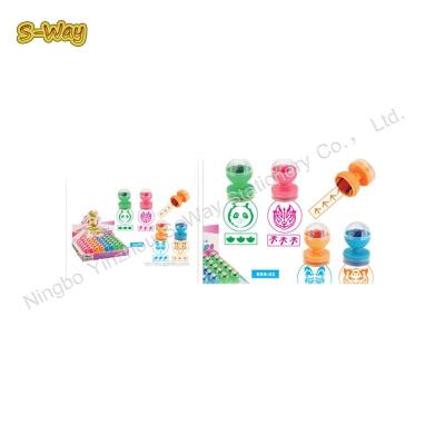 China Toy Stamp Mini Good Luck Custom Self Inking Plastic Toy Stamps for sale