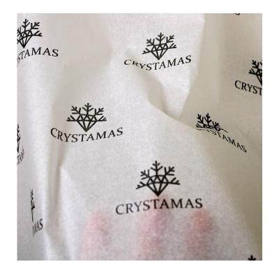 China Brand Logo Printing Gift Wrapping Tissue Recyclable Custom Paper Cloth Clothes Wrapping Paper For Packaging for sale