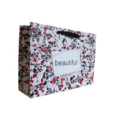 China Recyclable Luxury Customized Colored Gift Packaging Bag Logo Style Recyclable Gift Shopping Printing Bag With Handles for sale